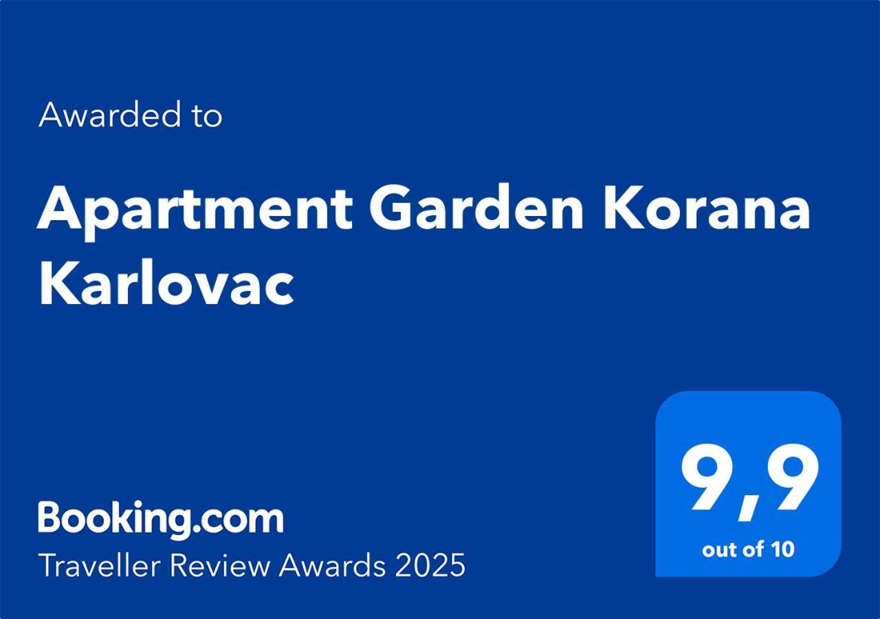 Apartment Garden Korana Karlovac Exterior foto